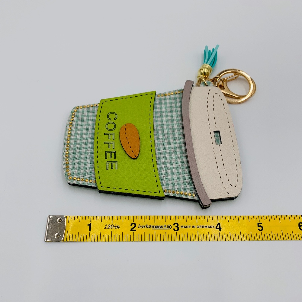 Super Cute Coffee Cup Keychain/Keyring/Bag Charm